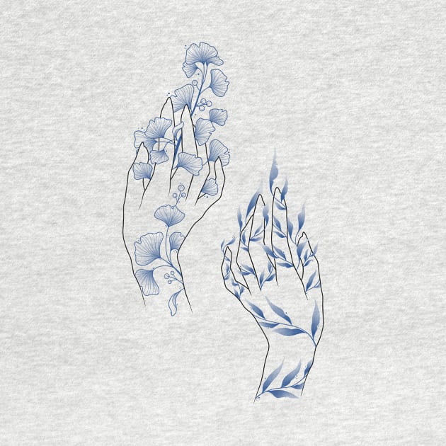 BOTANICAL HANDS by InkVee